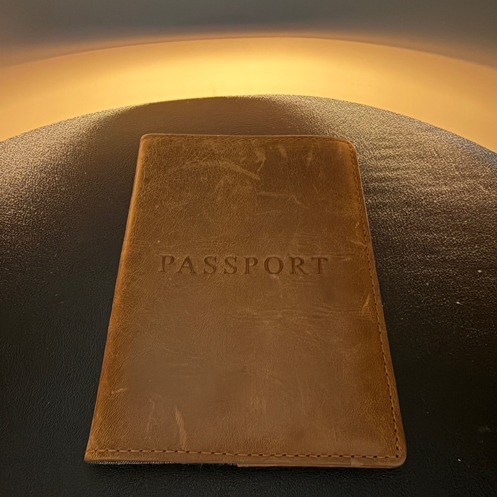 J Crew Leather Passport Holder